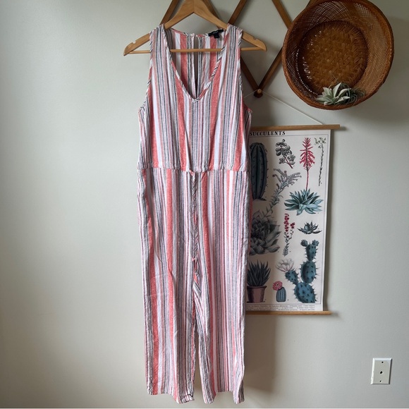 Anthropologie Drew Striped Jumpsuit Medium - Picture 1 of 4